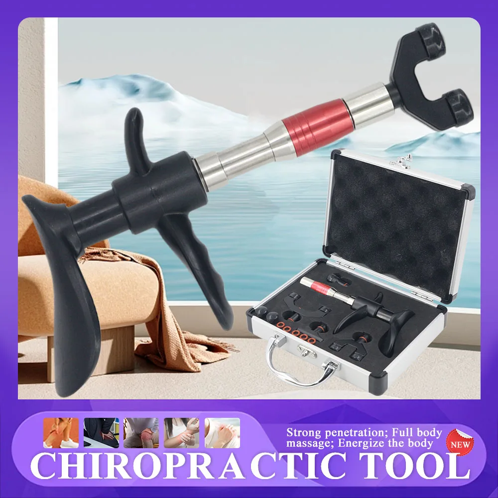 

New Chiropractic Adjustment Tools Manual Gun For Improve Joint Pain Spine Therapy Adjust Vertebration Tool Health Care Massager