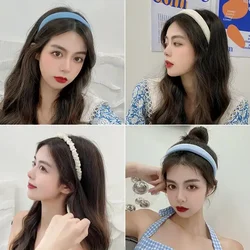 5pcs Set Fashion Women Cloth Hair Bands Headdress Headband Girls Hairband Hair Hoop Female Hair Accessories Headwear