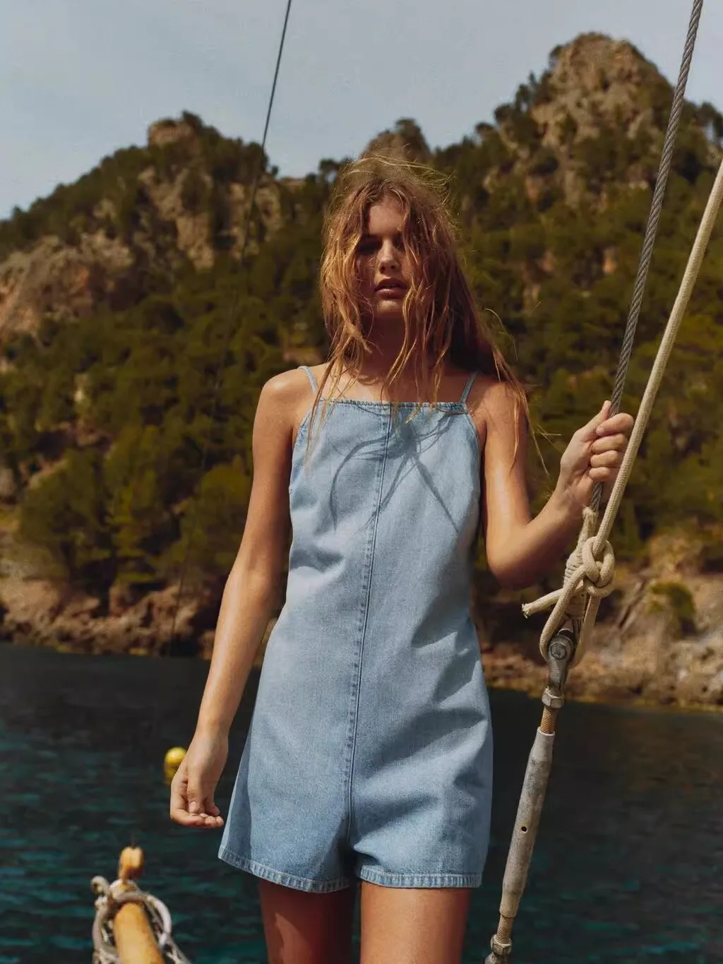 アメリカン スレ バル コットン オーバーオール レディース サマー ファッション オルト パンツ ストラップ付き デニム オーバーオール 衣装 l ウエスト