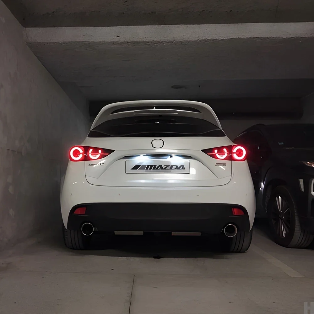 Upgraded Car Taillight for Mazda 3 Axela 2014-2018 Hatchback LED Auto Back Lamp Assembly High Configure Style Design Accessories