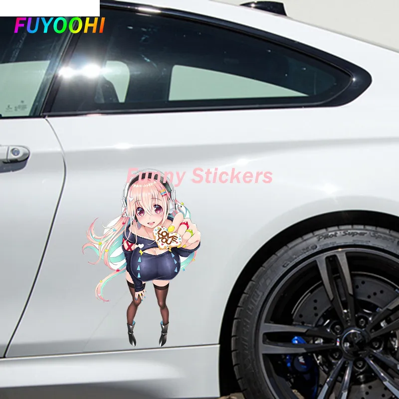 Three Ratels F632 Super Sonico Nitroplus Car Vinyl Sticker Notebook Decal