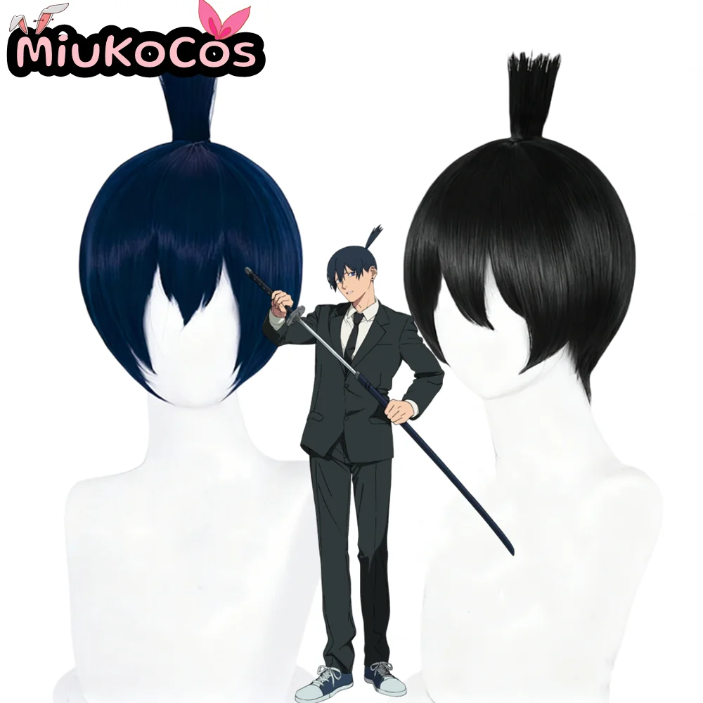 

В НАЛИЧИИ Акия Хаякава Косплей Парик Миюко Косплей Аниме Бензопила Человек Косплей