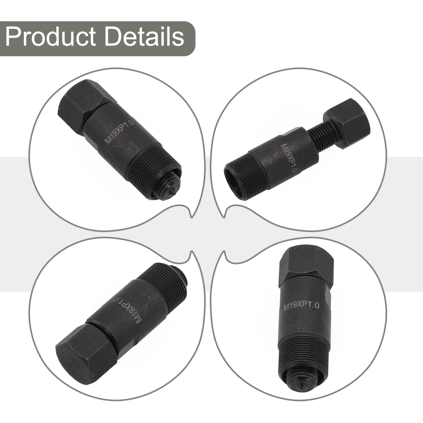 19 مللي متر X 1 مللي متر M19x1 0 أداة مجتذب اليد اليمنى مجتذب الثقيلة خيط معدني التوافق توافق واسع ل 50 SXR Pro كبار #4