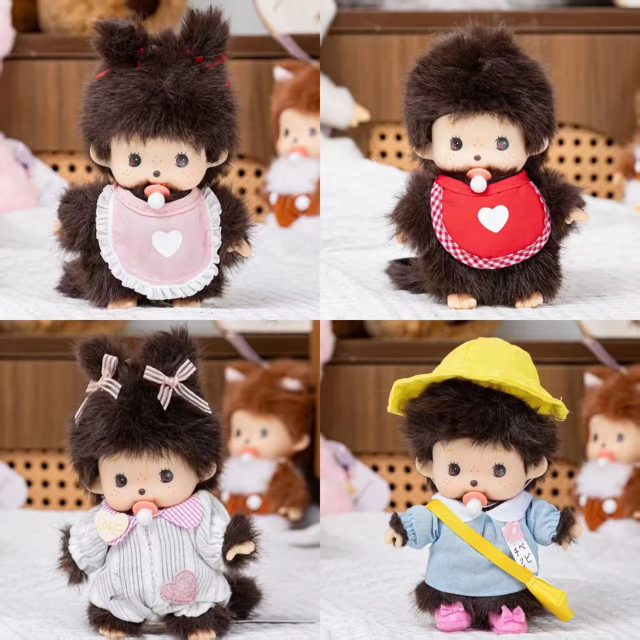15cm Kawaii Mengqiqi Niedliche Anime-Plüschpuppe Süße Anime-Actionfigur Kawaii Schreibtisch-Dekoration Spielzeug Perfektes Überraschungsgeschenk für Fans