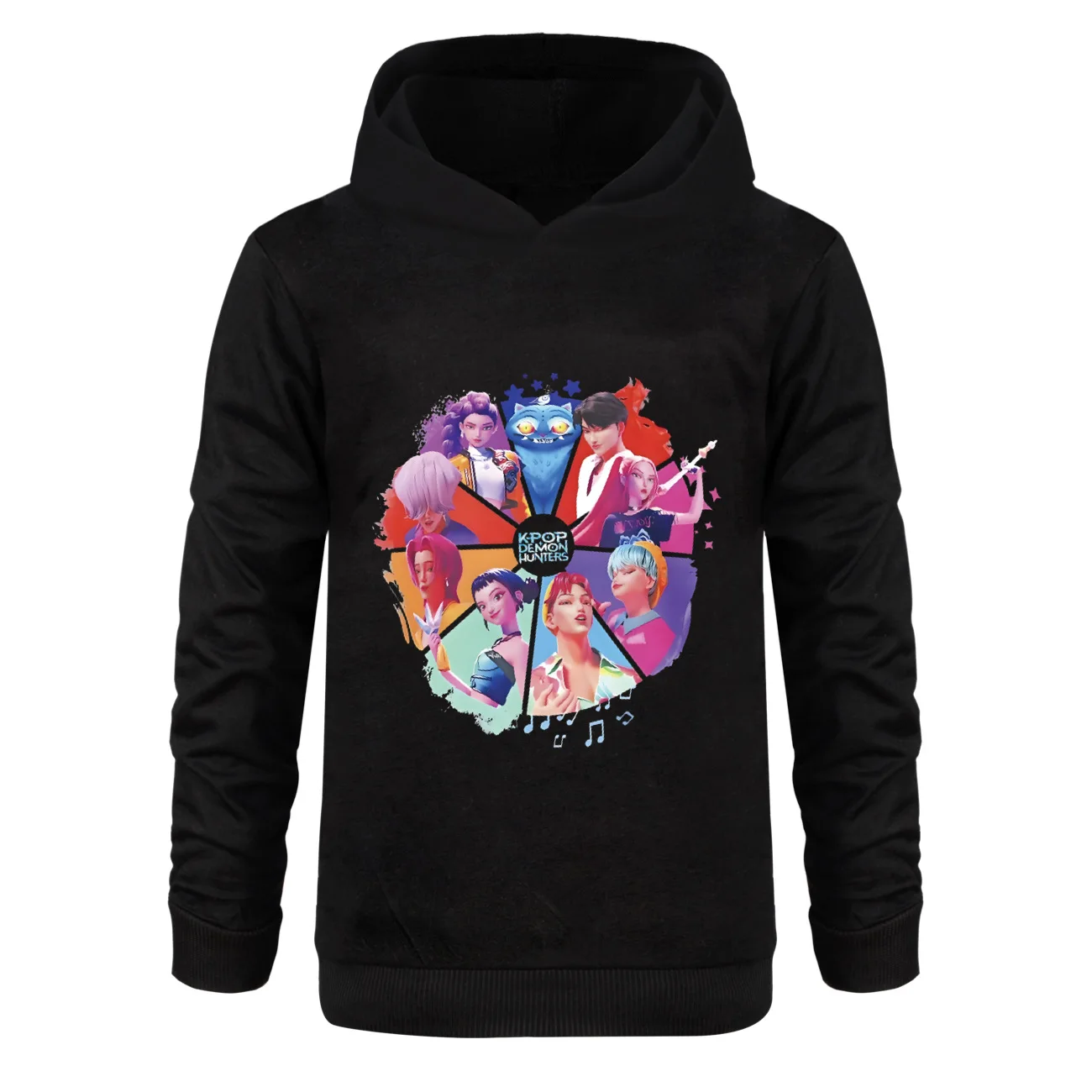 

KPop Demon Hunters Children's Hoodies Merch Kpop Boys Girls Sweatshirt Fashion Versatile Streetwear Y2K Pullovers Top