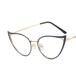 Women Golden Cateye Thin frame Reading glasses Leightweight UV400 Reader +75 +125 +150 +250 +500 +600 Presbyopia Eyewear