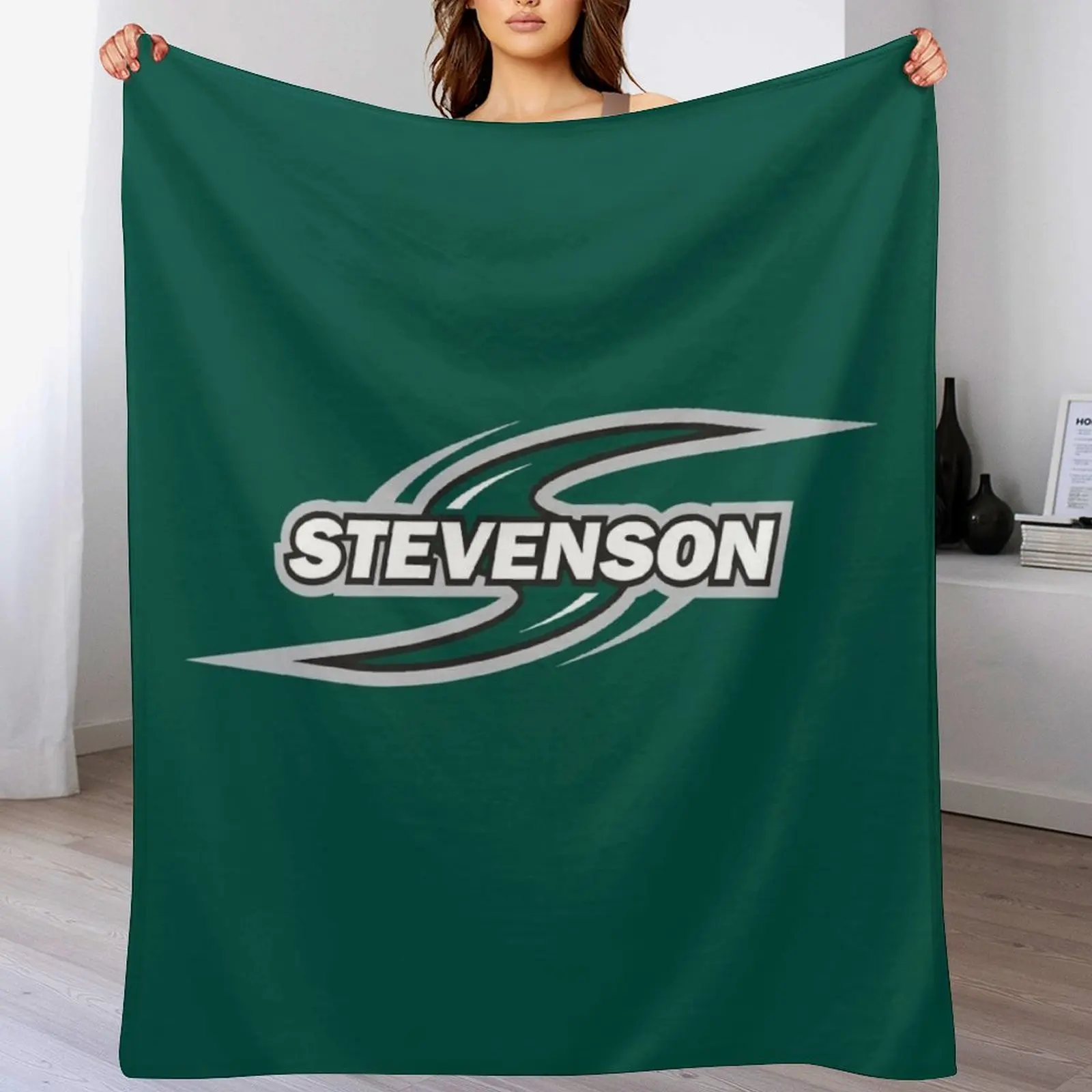 

Stevenson University Throw Blanket Warm Flannel Blanket for Couch Chair Bedroom