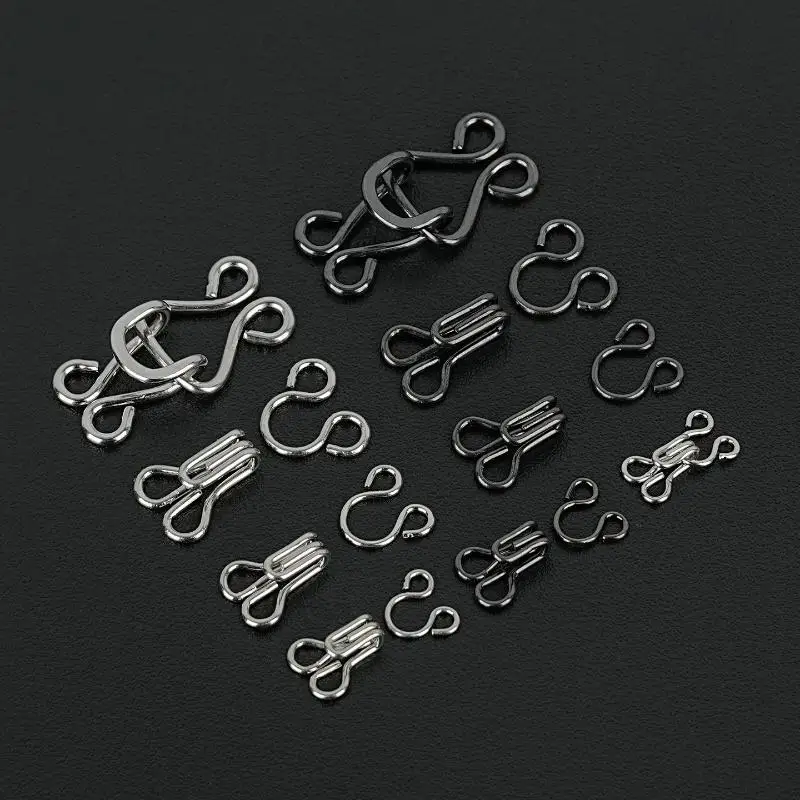 10 Pairs Metal Invisible Garment Hook Jeans Pants Skirts Adjust Clasp Decoration Buttons DIY Sewing Crafts Accessories view 2