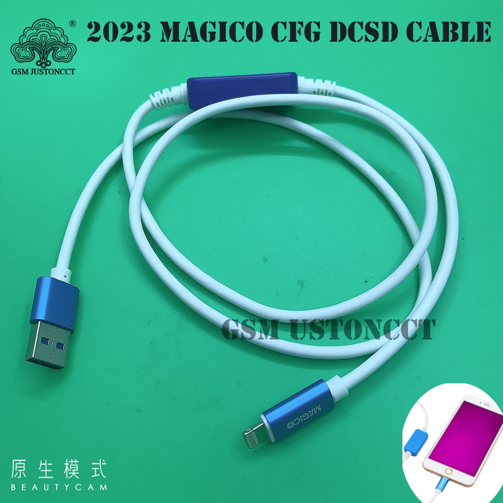 Magico CFG DCSD Cable Alex Engineering Serial Port Cable to Read Write Nand Data SysCfg for iPhone 6S-X for iPad Purple Screen