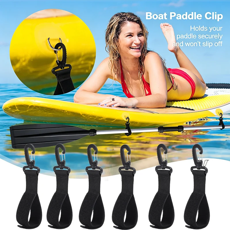 

Набор из 6 зажимов для весел, держателей для весел для каяков, фиксаторов для весел, клипс для весел, запчасти для каяков и каноэ