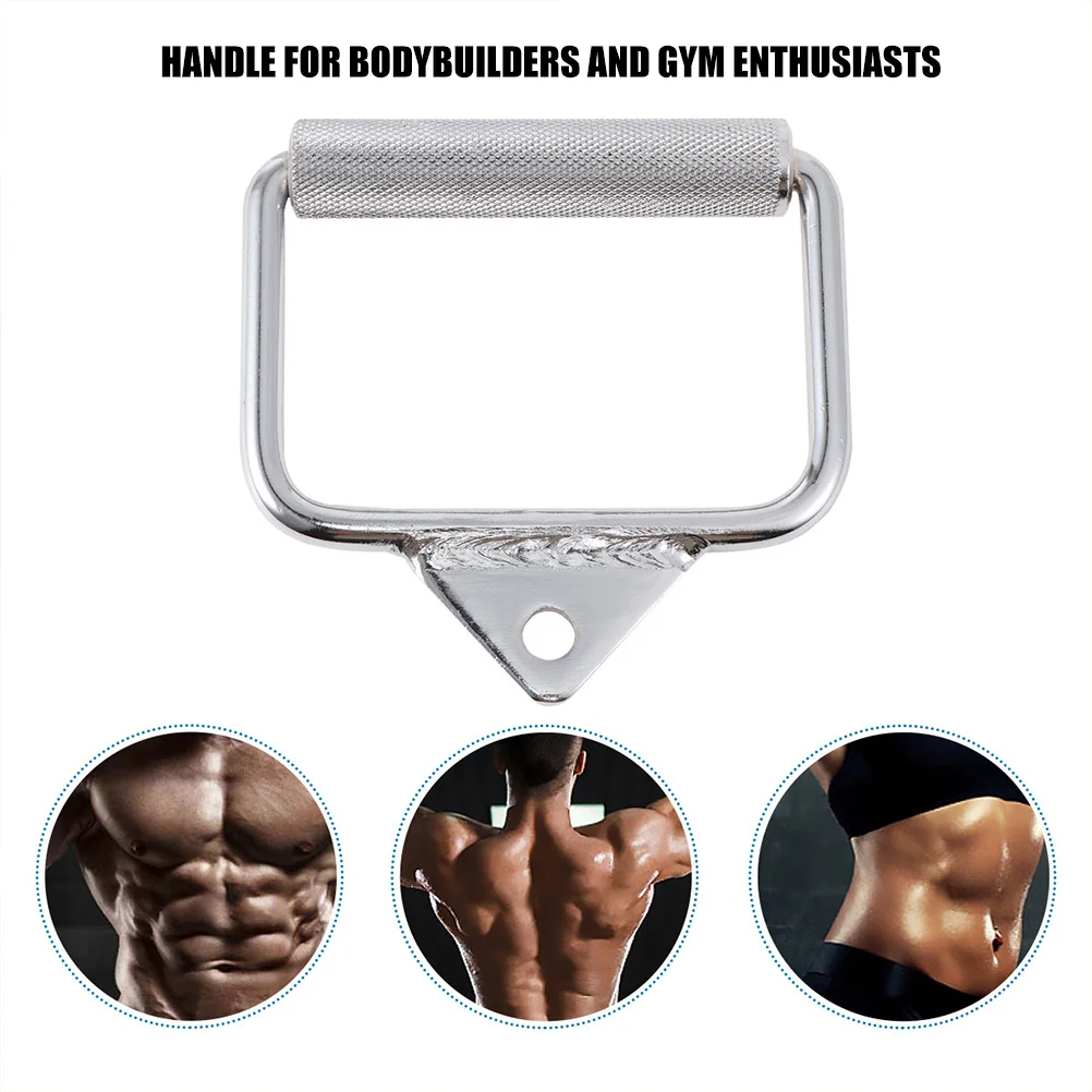 مقبض شريط المقاومة، قبضة تمرين مريحة للتدريب المكثف، معدات اللياقة البدنية المحمولة، مرفقات كابلات الصالة الرياضية