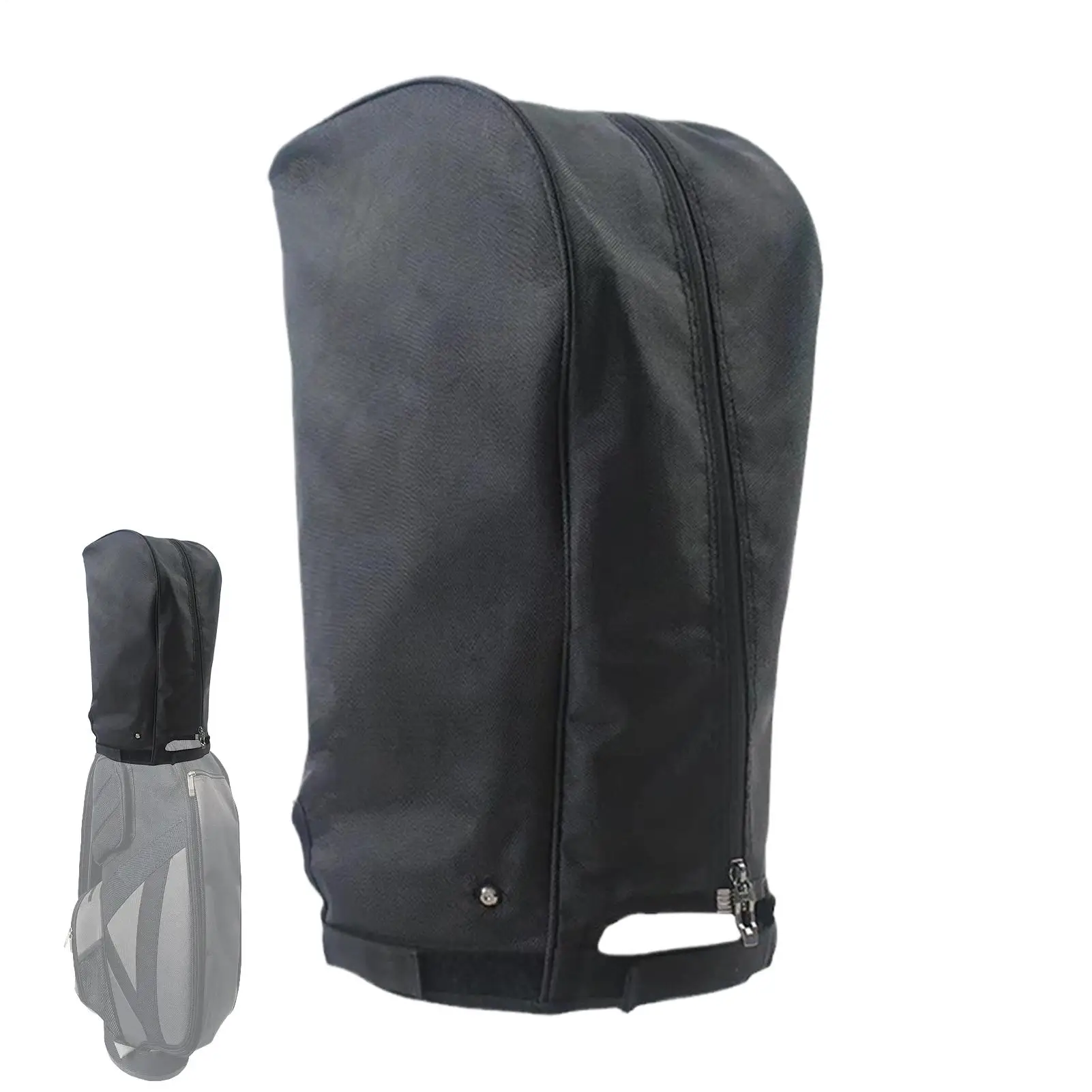 Dustproof Golf Bag Cover Hood Waterproof Rain Hood Rain Cover For Golf Bag Cover Lightweight Portable Club Protector With zipper