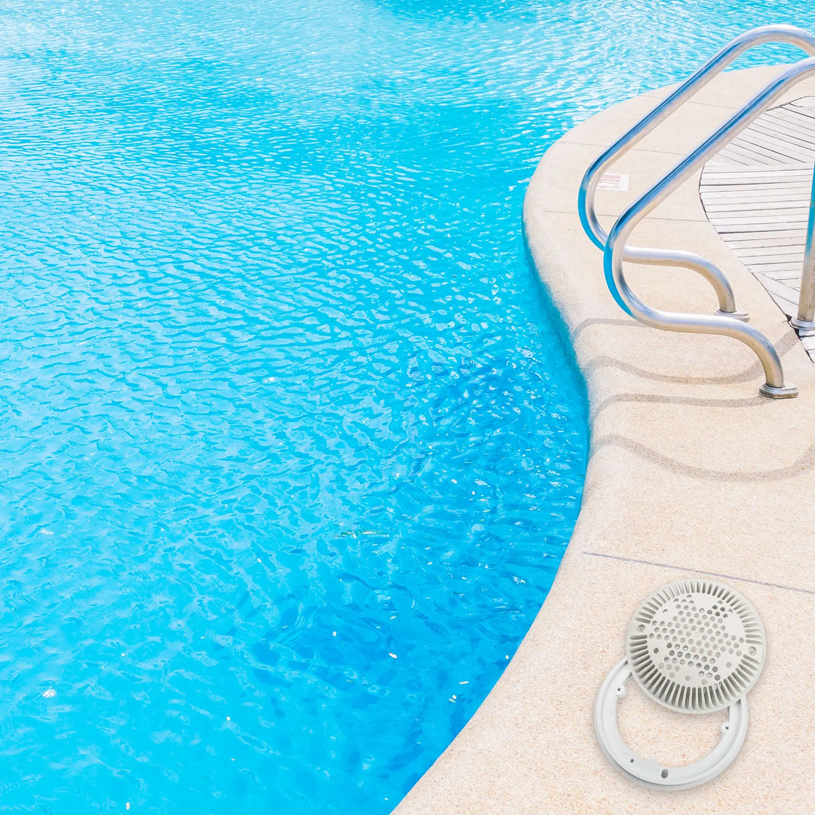 

WG1030 8 Inch Pool Drain Kit Easy Install Dual Suction Design for SPX1075 SPX1070 Compatible with No Tools Required