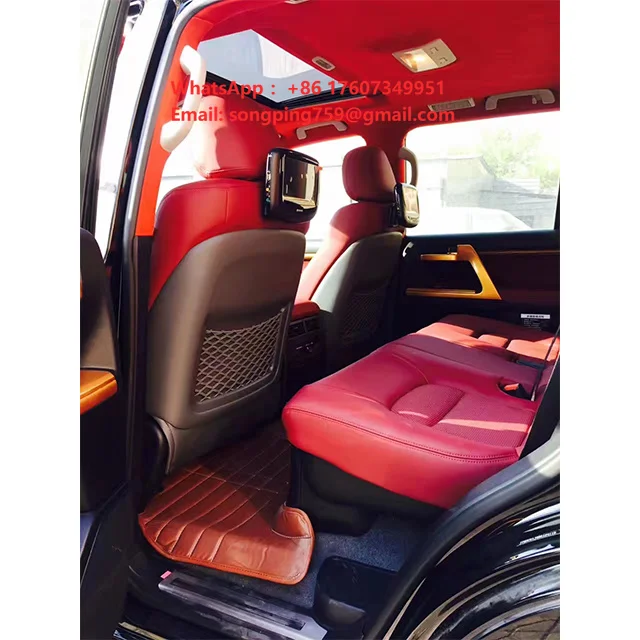 Applicable for 08-21 Land Cruiser LC200 Car Seat Leather Cover Fully Covered Leather\door Armrest Box Leather Customized