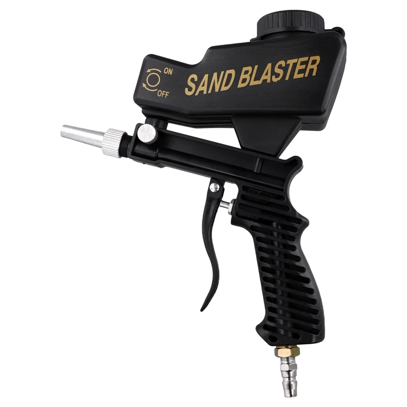 Sandblasting Tool Portable Adjustable 90Psi Handheld Pneumatic Blasting Tool Set Small Sand Blasting Machine