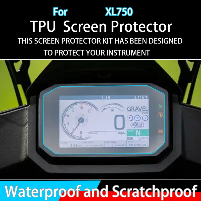 

Защитная пленка для экрана мотоцикла 2024 XL750 для Honda XL750 2024-TPU, защитная пленка от царапин для панели приборной панели