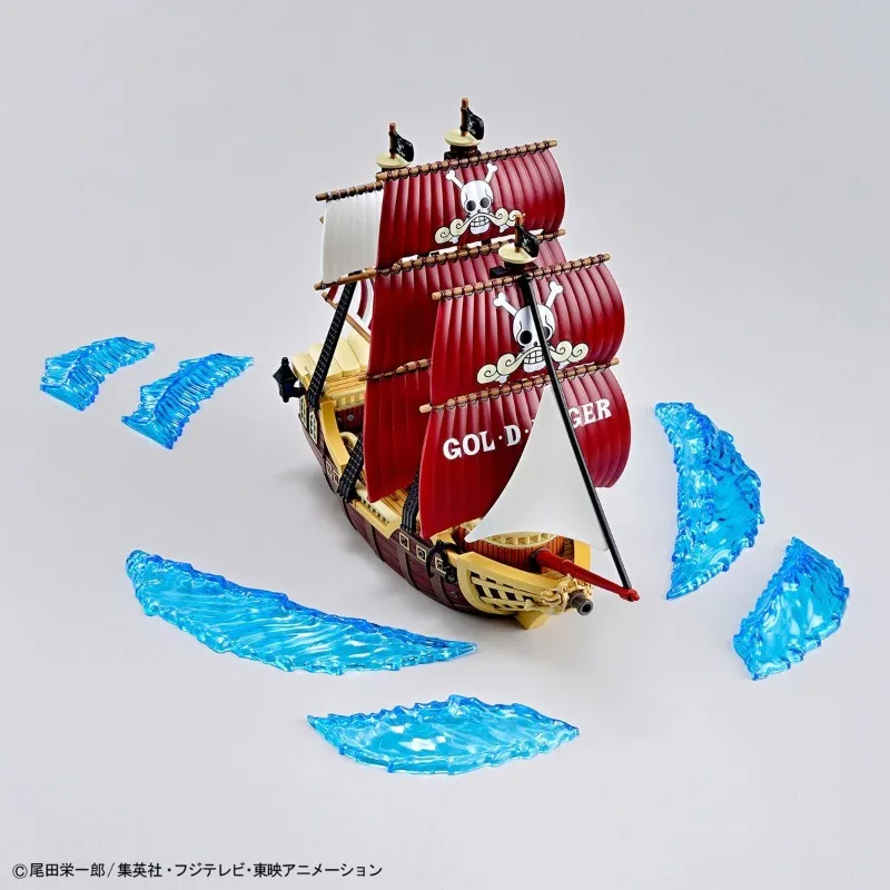 

BANDAI Genuine One Piece's Great Ship Collection Series Assembly Model The Great Ship, The Aurora Jackson，Red Fox Assemble Toy