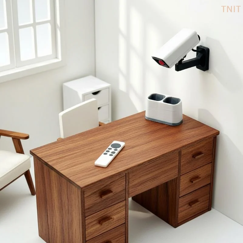 Aliexpress [J]1 Set Mini Remote Control Box Model Home Dolls Micro Scene Accessory 1/12 Scale Dollhouse Miniature Surveillance Camera Decor - Aliexpress Deal