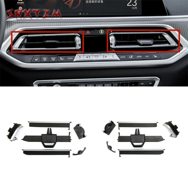 For BMW G05 X5 G06 X6 G07 X7 2019-2021 Front Center Middle Air Conditioner AC Vent Outlet Grille Slide Clip Repair Kit