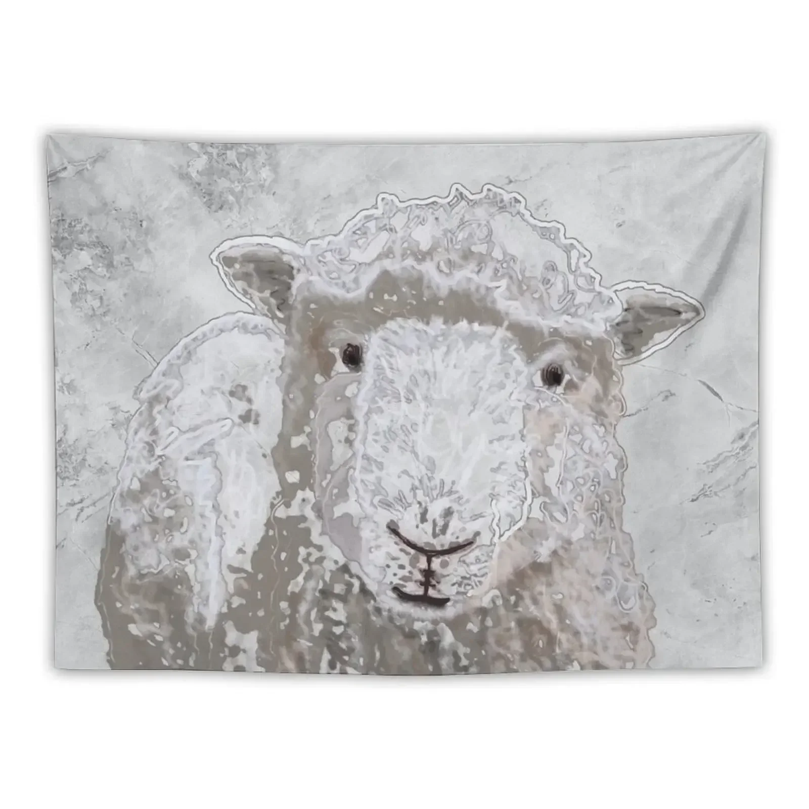 

Sheep in winter | sheep lover Tapestry Decor For Bedroom Room Decoration Aesthetic Outdoor Decoration Tapestry