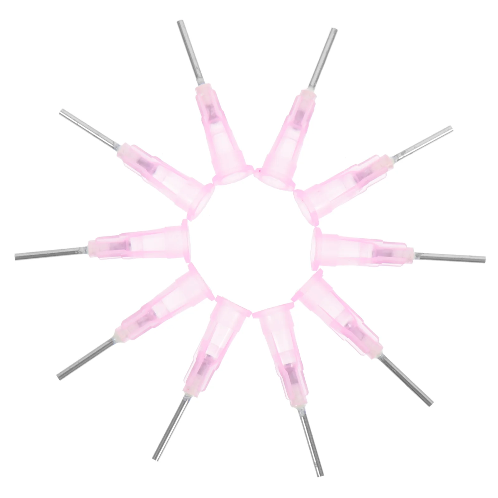 

100 Pcs Dispensing Needle Mini Precision Replacement Tips ABS Stainless Steel Tip Needles for Glue Dispensers Liquid