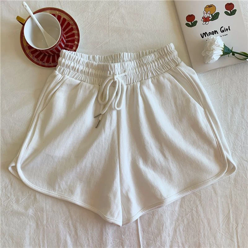 High Waisted Sporty Shorts Women Lace Up Jogging Summer Thin Shorts Casual Fashion Korean Harajuku Y2K Pretty Style Shorts
