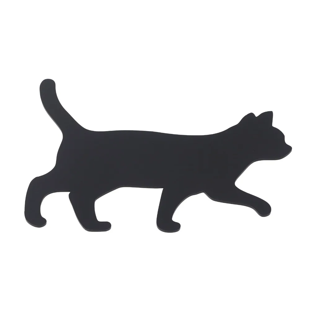 Decorative Cat Night Light Cat Shadow Battery Operated Nightlight Lamp Sound Sensor Cat Silhouette Wall Decor Lamp Living Room