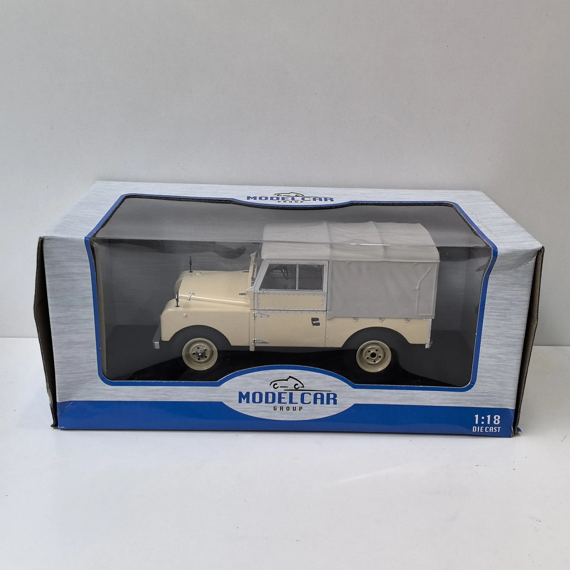 

Литой под давлением MCG масштаб 1:18 Land Rover Series I модель автомобиля из сплава, Коллекционная игрушка, подарок, сувенир, демонстрационный орнамент