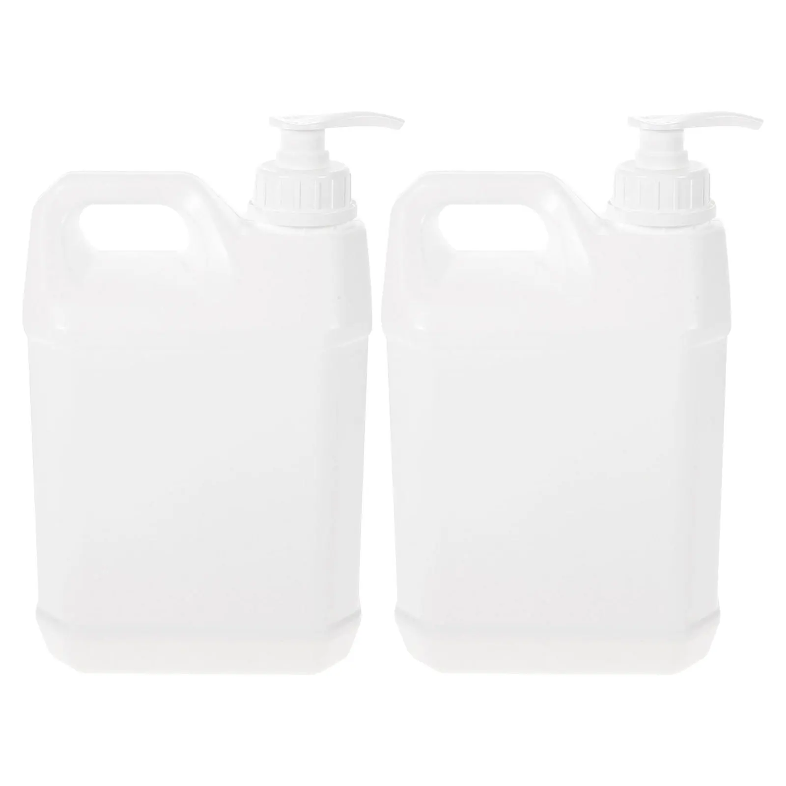 

2Pcs 3L Refillable Pump Bottle Transparent Plastic Dispenser for Shampoo Body Wash Lotion Travel Storage Plastic Pump Bottles