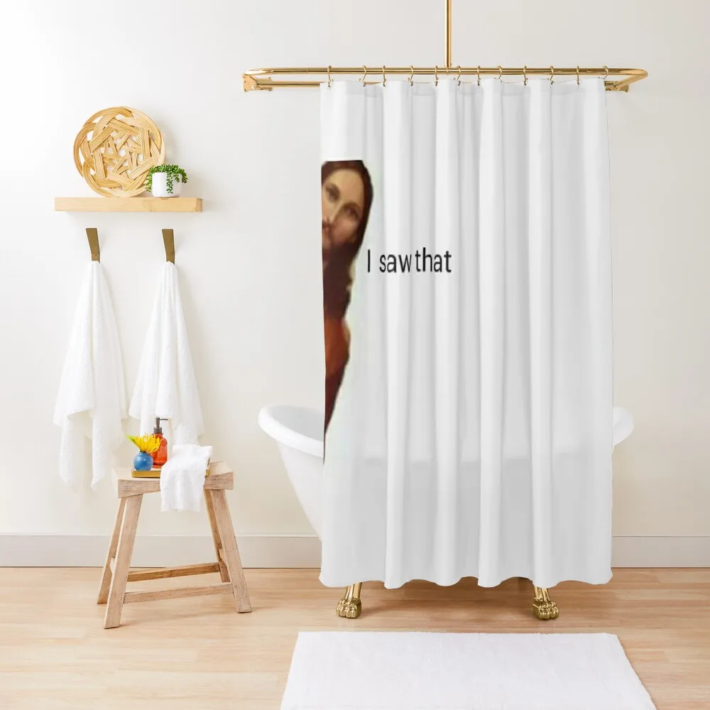 

jesus saw that Shower Curtain Shower Set Bathroom Deco Curtain