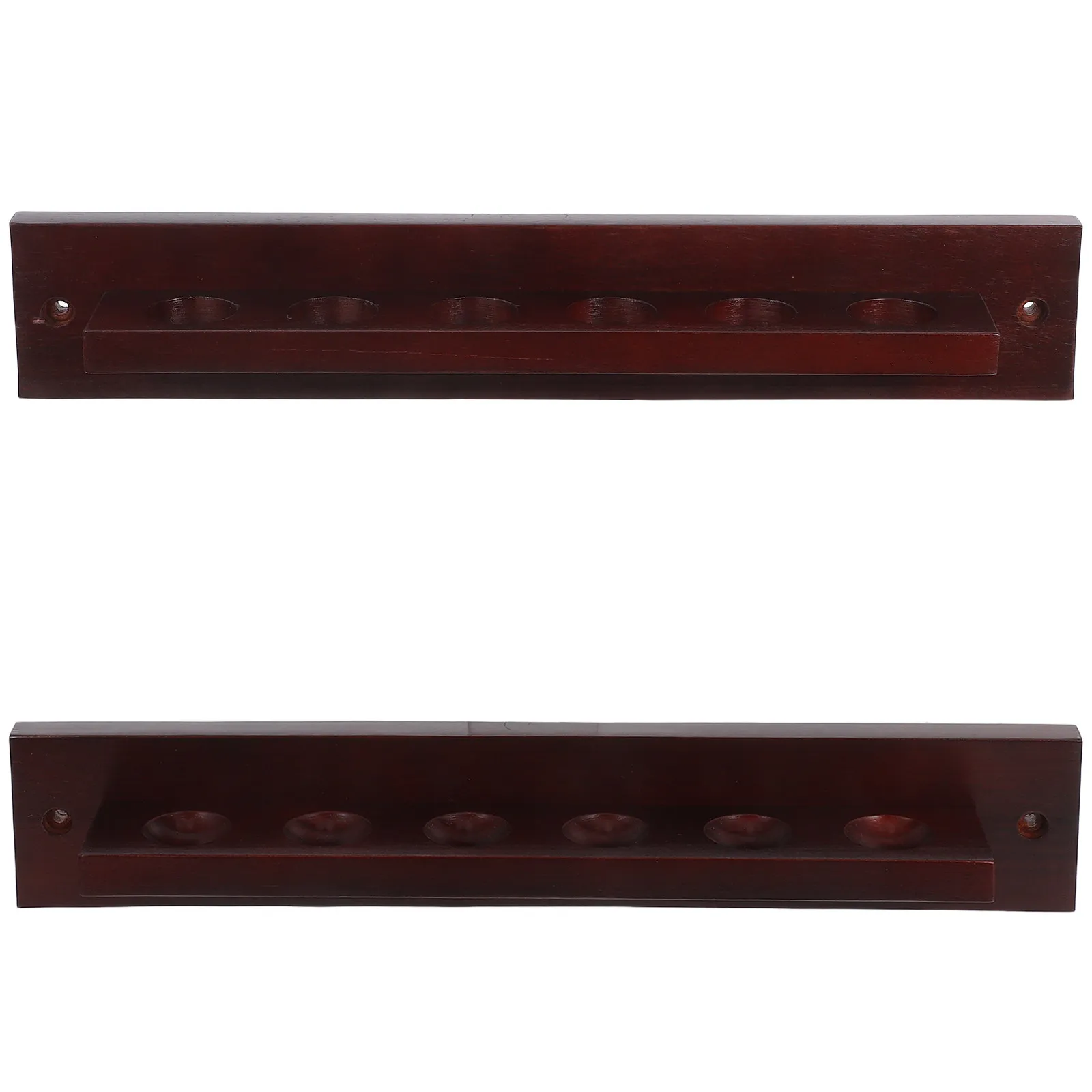 

Wall Mount Solid Wood Pool Cue Holder 6 Stick Capacity T Shaped Billiard Cue Storage Rack Organizer Billiard Pool Stick Holder