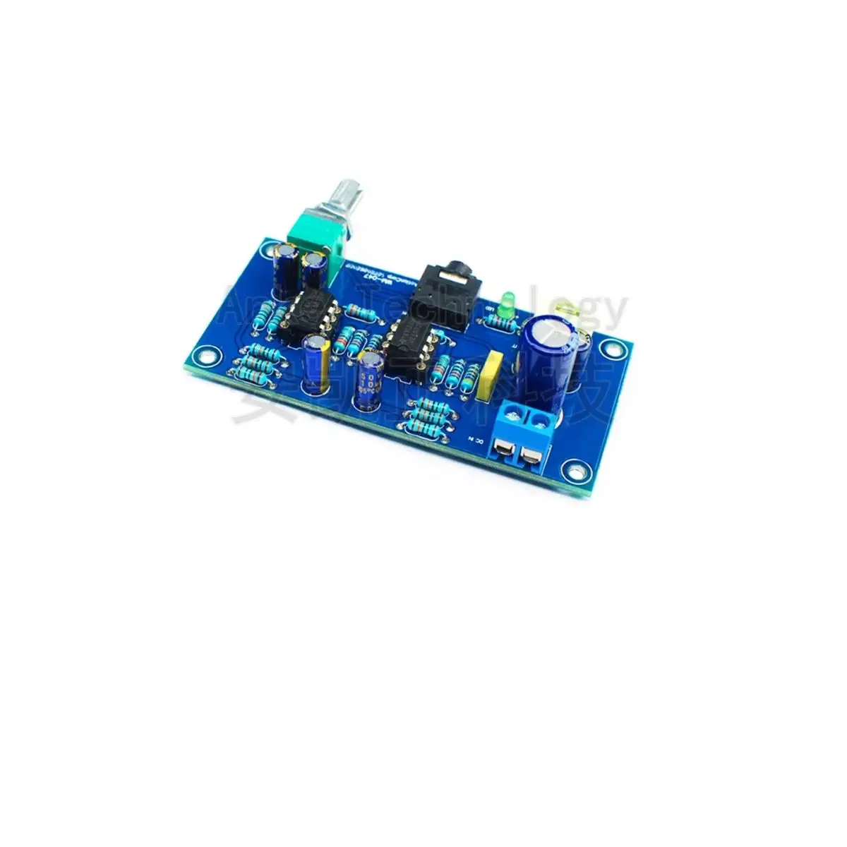 Portable 47 Headphone Amplifier HIFI Amp Board DIY Kit Single Power Supply DC Can Be Powered by Battery