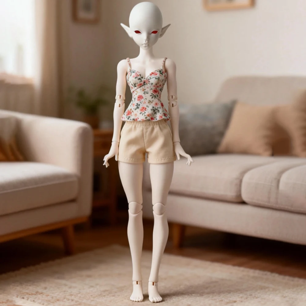 

1/4 BJD Doll Head No Makeup Resin Material Lovely Doll No Makeup DIY Model Collection Toys Gifts