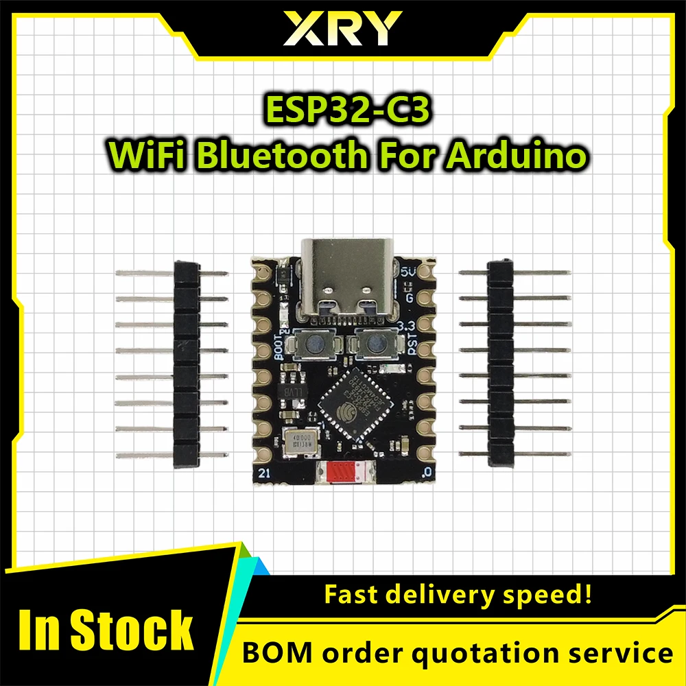 XRY 1-5PCS ESP32-C3 Development Board ESP32 SuperMini Development Board ESP32 Development Board WiFi Bluetooth For Arduino