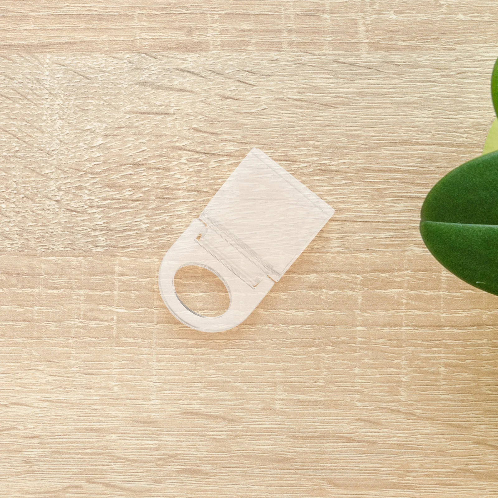 

10pcs Curtain Clips Clear Acrylic U-Shaped Design For Secure Lifting Cordless Window Shade Grips Tool-Free Installation Blinds