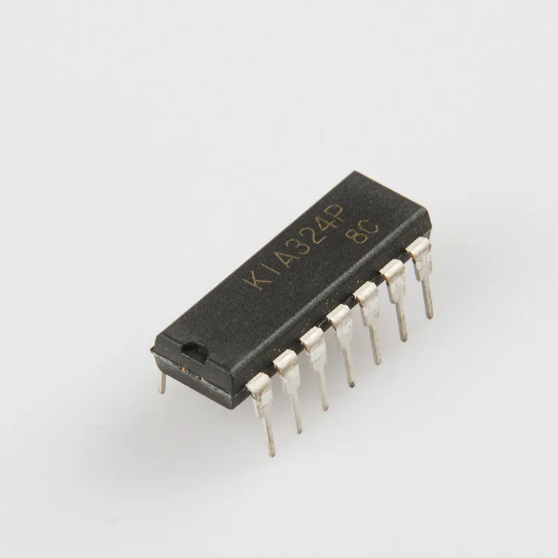 KIA324P DIP14 bipolar linear integrated circuit, four operational amplifier IC integrated circuit 324
