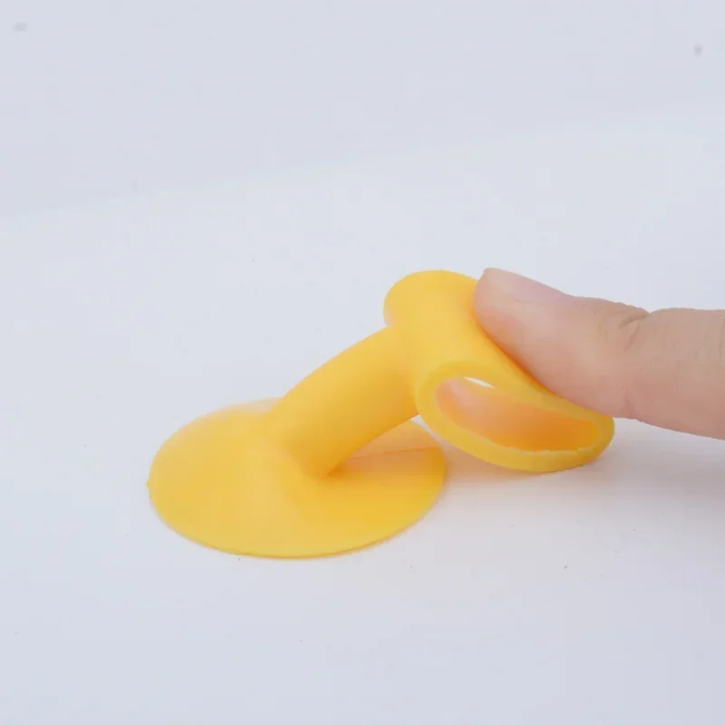1 pz morbido silicone fermaporta anti-danno protezione della parete ventosa maniglia della porta paraurti muto proteggere le pareti mobili accessori