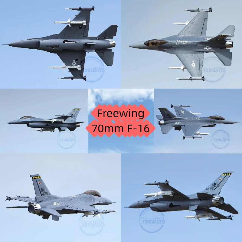 Freewing 70mm Edf Jet F-16c Fighting Falcon V2 Rc Airplane Scale Model Aircraft Remote Control Hobby Jet Pnp Version