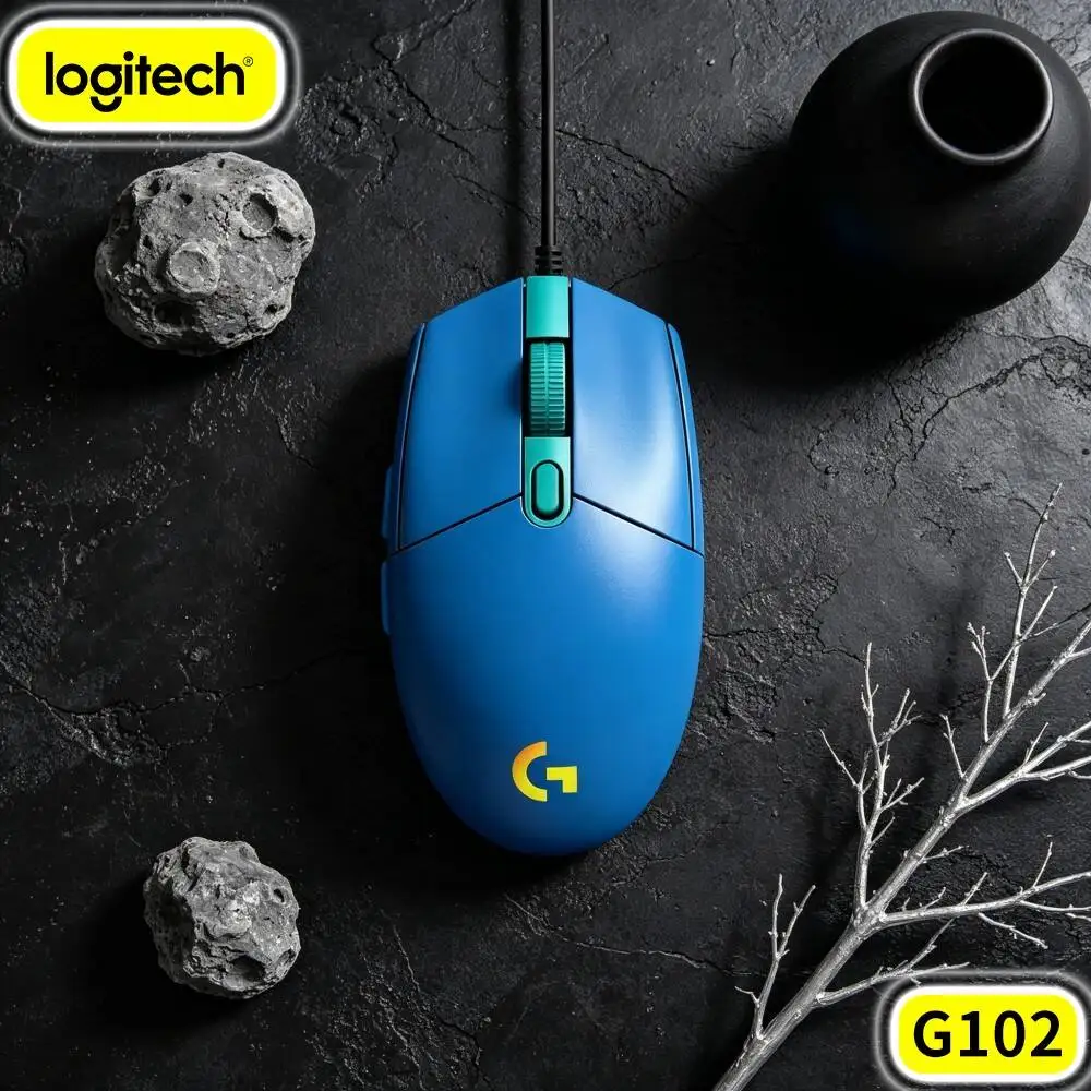 Logitech G102 Wired Gaming Mouse,Clear DPI Indicator Instantly Shows Current Cursor Sensitivity Setting