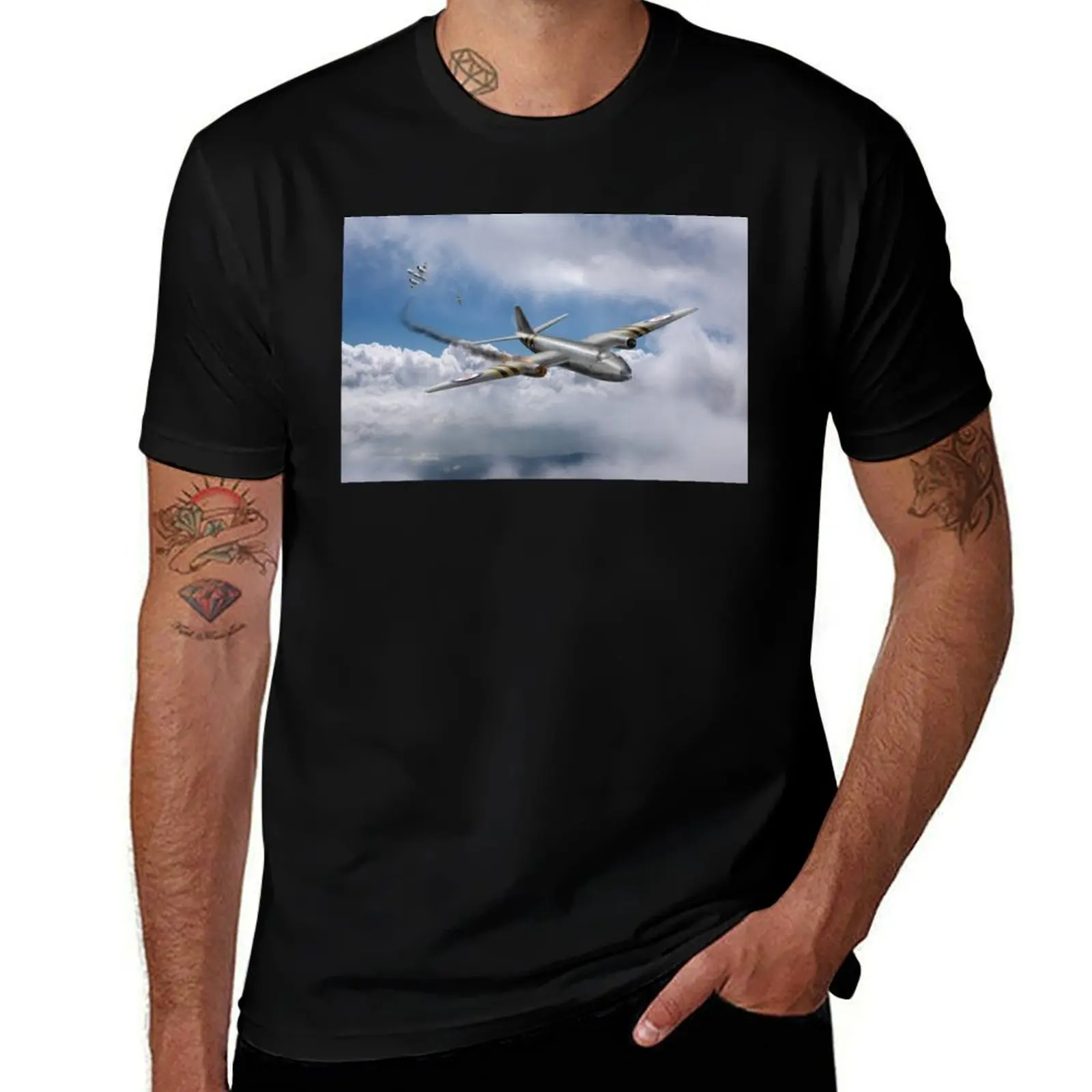 Suez Canberra PR 7 shoot down T-Shirt Gym Wear Breathable Short Sleeve Tee T-Shirt