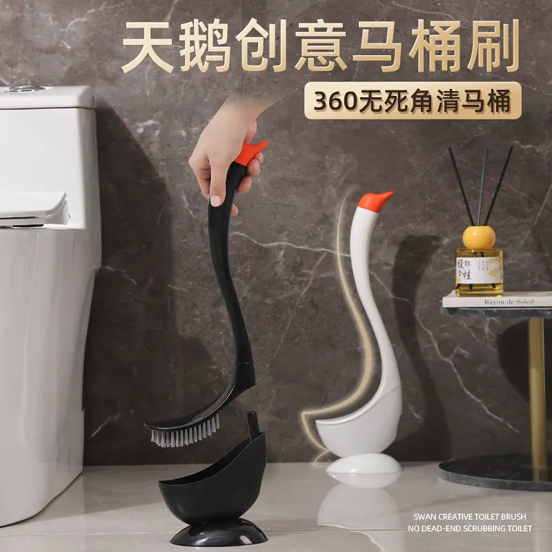 Toilet brush household no dead ends  creative cleaning toilet set household new long handle brush