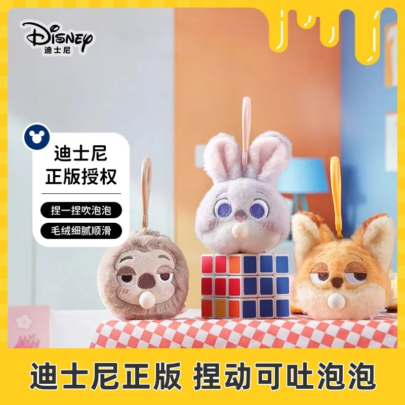 Uroczy breloczek Disney Potdemiel Zootopia pluszowa lalka Judy Nick anime kreskówka pluszaki wypchane zabawki zawieszka do torby prezent dla pary