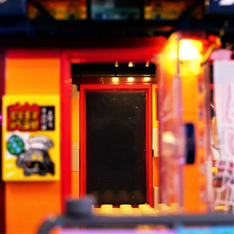 مجموعة إضاءة LED لورش عمل مدينة ليجو نينجاغودينغ 71837 مصباح لعبة ذاتية الصنع هدية (لا تشمل مكعبات البناء مجموعات الطوب مجموعات النموذج)