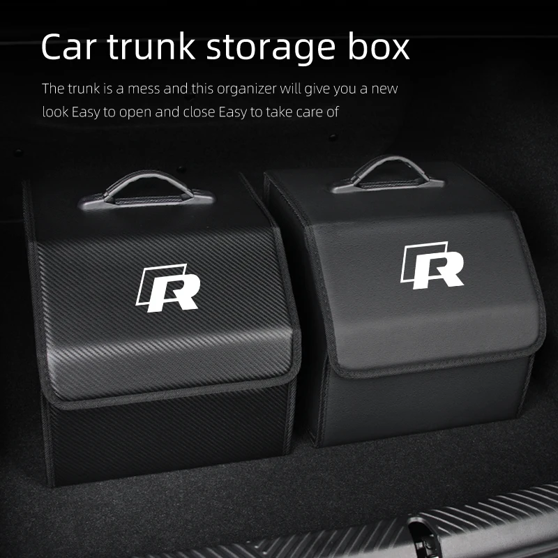 Car Trunk Storage Box Organizer Stowing Tidying Container Bag For Volkswagen VW Passat Golf Tiguan Polo Scirocco Jetta CC T-ROC