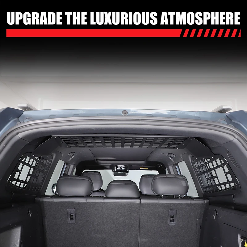 

For Changan Dark Blue G318 2024-2025 Aluminum Alloy Black Car Trunk Roof Rack Storage Holder Bag Holder Car Accessories