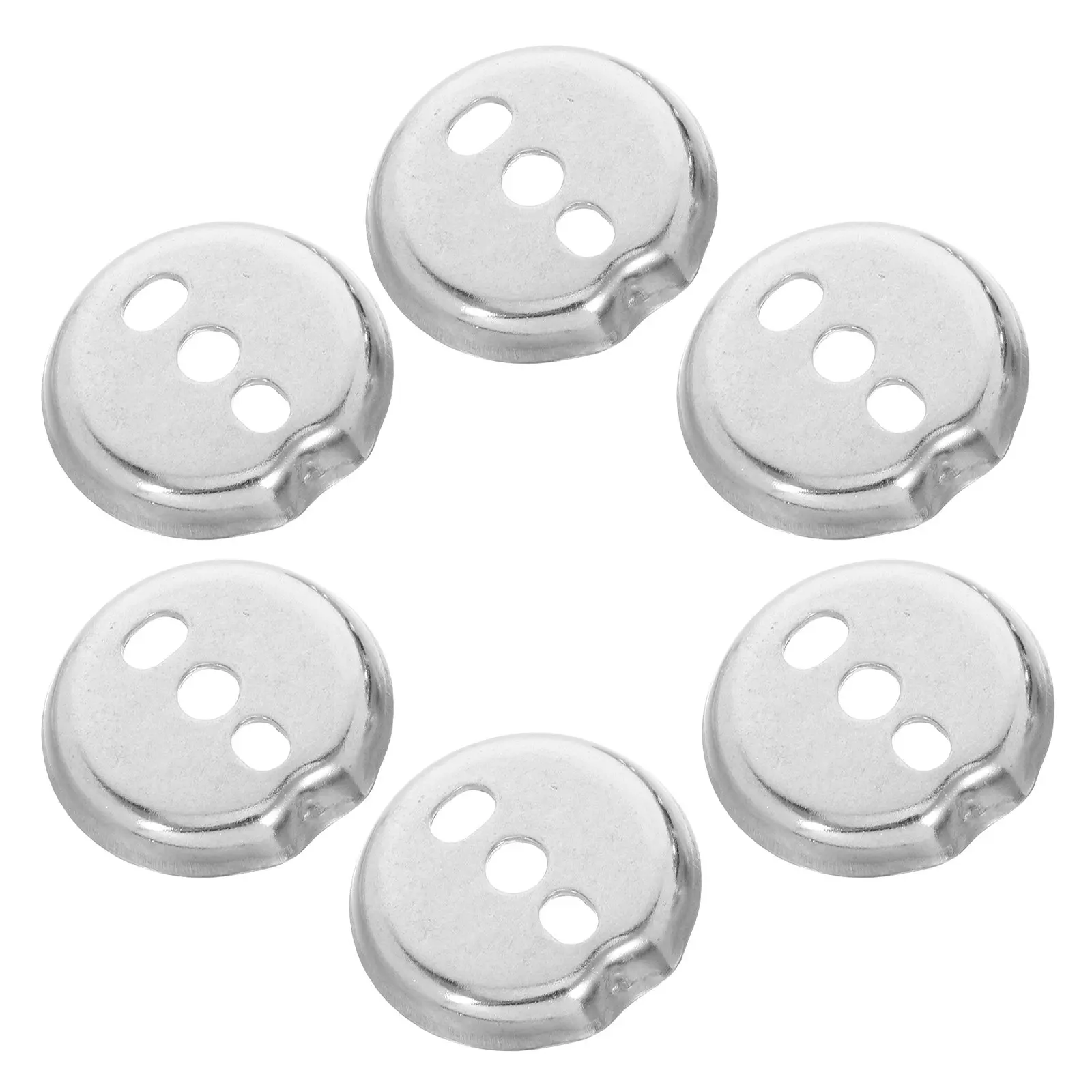 6Pcs Towel Bar Mount Hardware Universal Stainless Steel Bathroom Fixture Repair Set Toilet Roll Holder Replacement Accessories