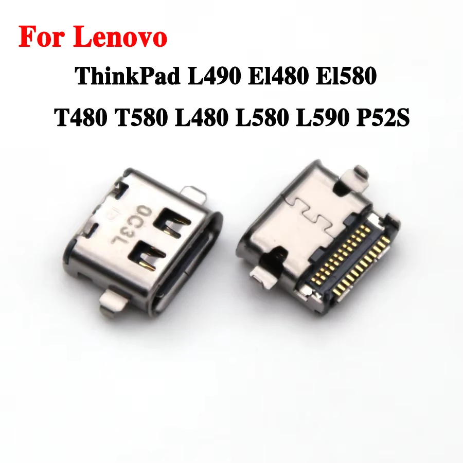 2-10Pcs Charging Dock Port Connector USB Charger Plug Type C For Lenovo ThinkPad L490 El480 El580 T480 T580 L480 L580 L590 P52S