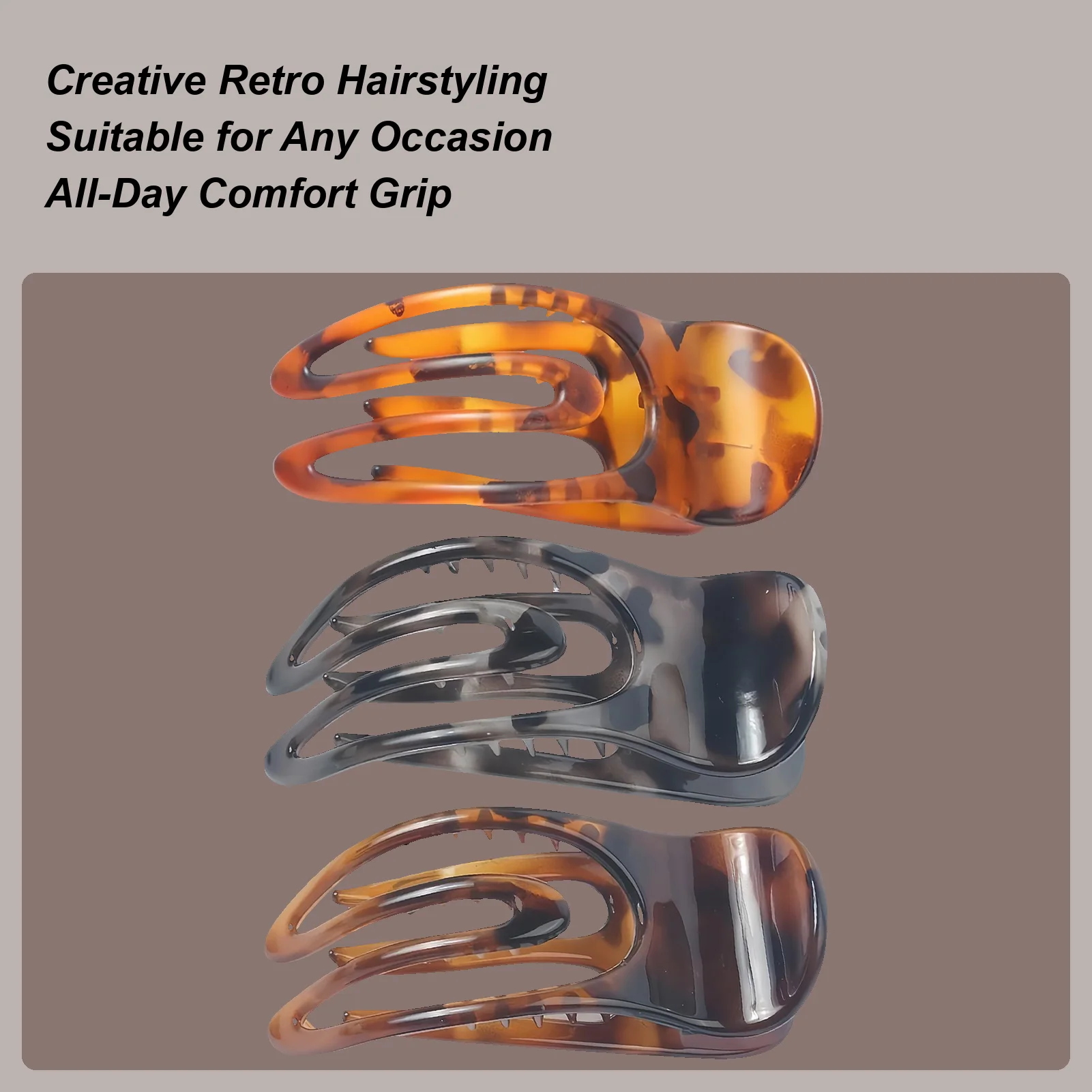 

Стильные плоские заколки для волос, плоские заколки для волос, элегантная заколка для волос, заколка из крокодиловой кожи, изогнутая заколка для волос с когтями для подруги, жены, друга