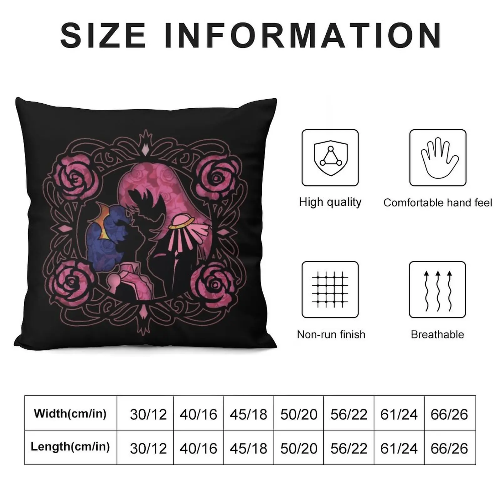 Utena x Anthy Throw Pillow luxury throw pillow covers Christmas Pillowcase pillow