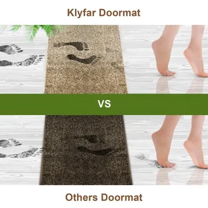 سوبر ماصة سحر الباب حصيرة ستوكات نظيفة خطوة سوبر حصيرة قابل للغسل ممسحة المنزل السجاد الباب حصيرة قطرة الشحن أعلى 8 خطوات سجادة درج المبيعات - رقم 5